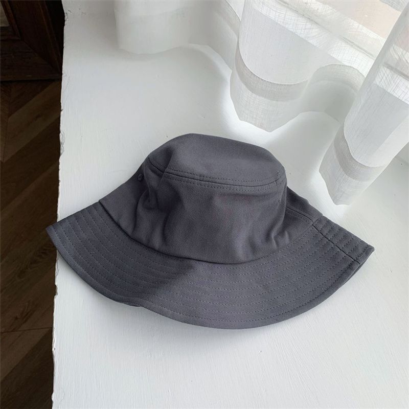 Pălărie de pescuit pentru femei și bărbați, stil coreean, vară, culoare solidă, parasolar, în aer liber, toamnă, fete, modă, bomboane, pălărie de pescuit_voghion.com