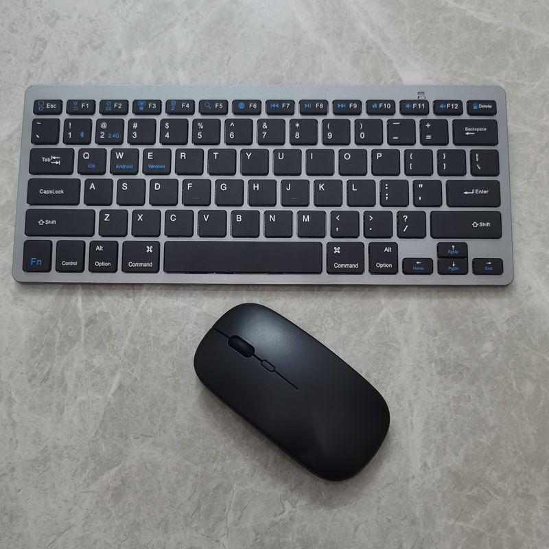 Ασύρματο Σετ Ποντικιών με Ψαλίδι Bluetooth, Ελαφρύ Φορητό Μίνι Πληκτρολόγιο Γραφείου_voghion.com