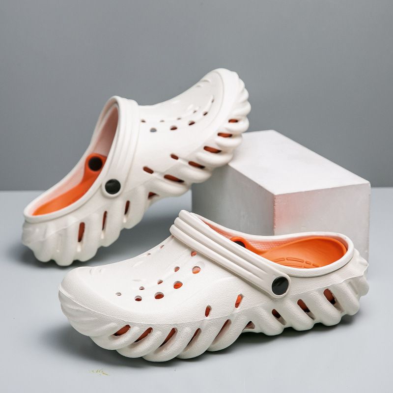 Men's Fashion Baotou Slippers Student Fashion Casual Beach Shoes_voghion.com