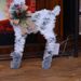 White Glowing Christmas Deer Decoration, Festive Reindeer Ornament For Home, Hotel Window Display, Holiday Scene Setup_voghion.com