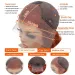 Oranssin Inkiväärin Värinen Lace Front -peruukki Syvä Laineikas HD Lace Front -peruukki_voghion.com