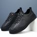 Handmade Sneakers 2025 New Model Top Layer Cowhide Breathable Genuine Men's Shoes Soft Leather Loafers_voghion.com