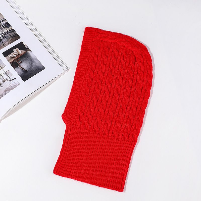 Women's Scarves Winter new hat scarf one-piece fashion knitted twist collar_voghion.com
