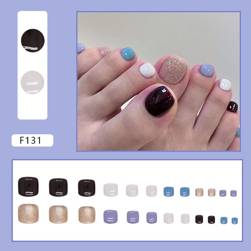 Nail Art e Strumenti per Piedi Multicolore Tinta Unita Abbinamento Unghie Bellezza Autunno Blu Platino Rosa Nero Freddo Unghie Unghie Unghie all'Ingrosso_voghion.com