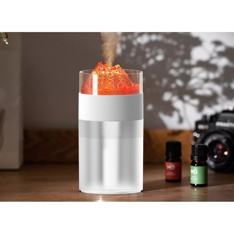 Noua mașină de aromoterapie inelă Dormitor cu pulverizare mare umidificator de aer colorat cu ultrasunete_voghion.com
