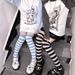 2025d Cosplay Anime JK Blau-weiß gestreifte Overknee-Socken für Frauen Y2K Dünne Waden-Langrohrsocken_voghion.com