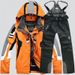 Men's Waterproof Ski Jacket & Pants Set – Winter Thermal Snowsuit For Outdoor Sports (Blue, Red, Black, Grey, Orange, White) – S/M/L/XL/XXL_voghion.com