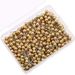Factory direct office cork board fixed multi-color metal rose gold plastic pin ball ground pin_voghion.com
