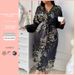Spring And Summer Plus Size Bathrobe For Women, Sexy Printed Nightgown, Ice Silk Homewear_voghion.com