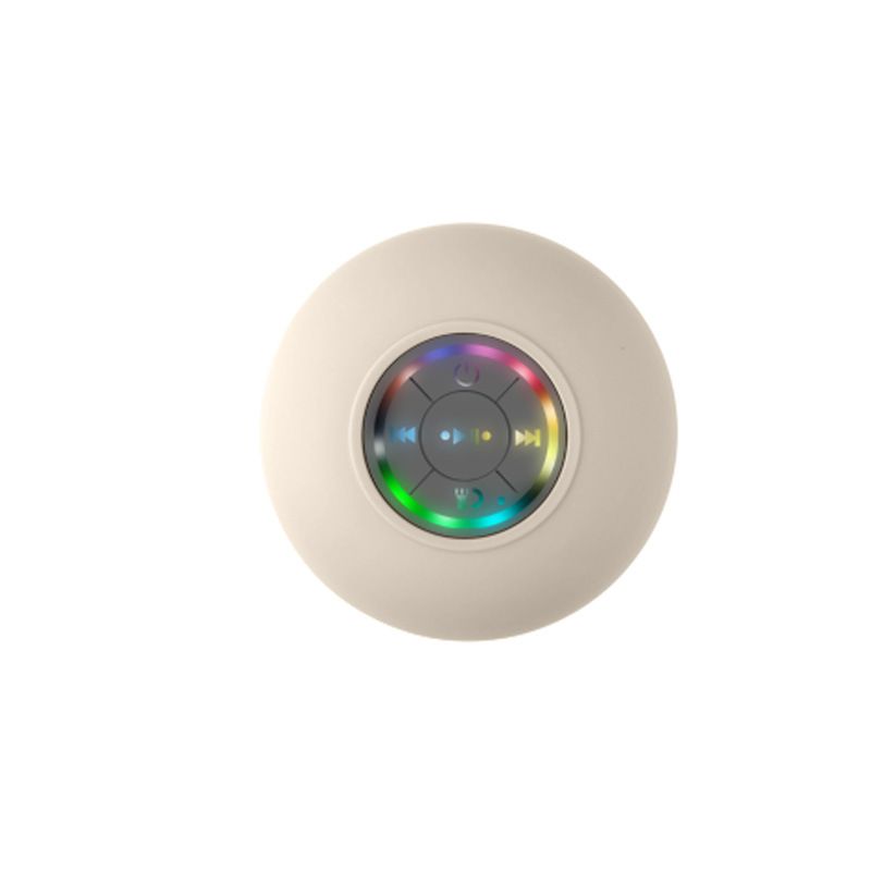 Stor sugekop vandtæt bluetooth højttaler LED lys lysende vandtæt badeværelse bluetooth højttaler bærbar bluetooth højttaler_voghion.com