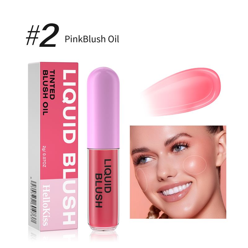 HelloKiss ruddy neizbalējošais vaigu sārtums dabiski izceļ krāsu mainošo šķidro pūdera vaigu sārtuma eļļu._voghion.com