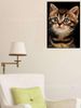 Nouvelle série 5D Animaux Chat Mignon Peinture Décorative Croix Diamant Totale_voghion.com