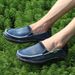 2025 New Old Beijing Cloth Casual Loafers, Rubber Soled Outdoor Canvas Shoes, Fashionable Black Bean Shoes For Men_voghion.com