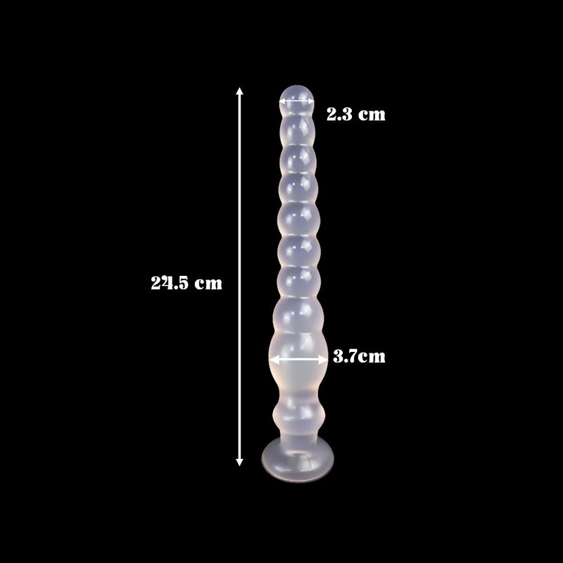 Colorful Long Anal Bead Anal Plug Dildo Anus Opener Ass Sex Toys for Men Women G-Spot Stimulation Erotic Butt Plug Sm_voghion.com