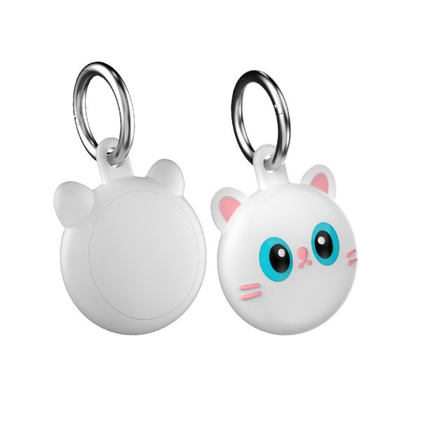 New AirTag Case Waterproof Anti-Lost Cat Style Locator Tracker Protective Soft Shell_voghion.com