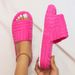 Pantufas femininas de lã com fundo grosso e cor sólida_voghion.com