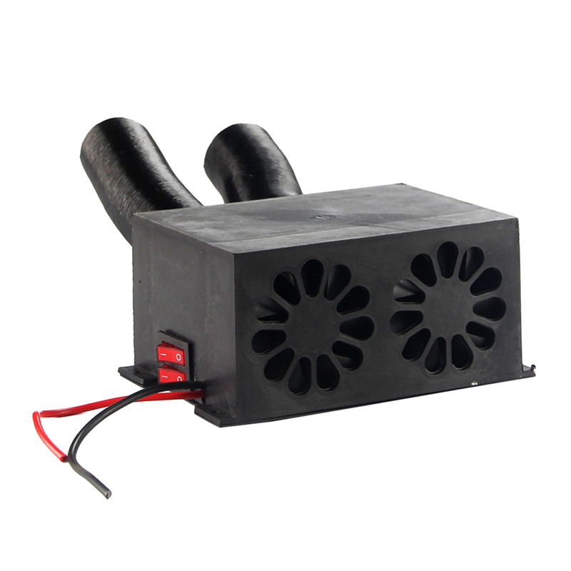 12V Auto Tragbarer Heizlüfter Defroster Demister für LKW Bus Van (Schwarz) Auto Heizung Defroster_voghion.com