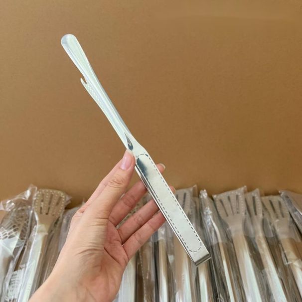 Pinze piccole per barbecue coreano in acciaio inossidabile 316L, antiscottatura, per cucinare cibo, bistecca e buffet_voghion.com