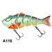 13.5cm 36g Sinking Wobbler Swinging 5-Section Fish Multi-Section Lure Bionic Fishing Hard Bait_voghion.com