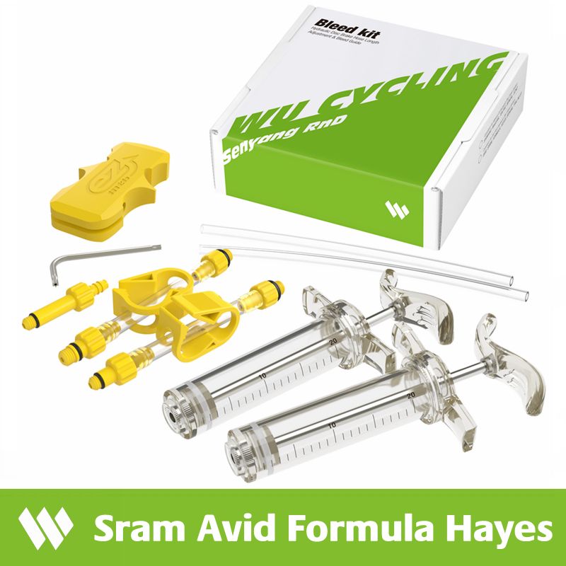 Kit di spurgo idraulico per bicicletta WU cycg per sram avid formula hayes, sistema frenante serie utilizzare olio minerale di EZ EZMTB_voghion.com