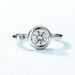 new Moissanite Bubble Ring S925 Silver Package Inlaid One Carat Light Luxury Colored Gemstone Ring_voghion.com
