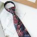 8CM Floral Muster Strap männer Nische High-end Anzug Hemd Zubehör Einfach Ziehen Lazy Tie Trend_voghion.com