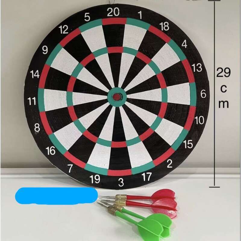 Set 12 tums stort måltavla för barn, säkerhetsspel, nåltyp, dubbelsidig dartplatta_voghion.com