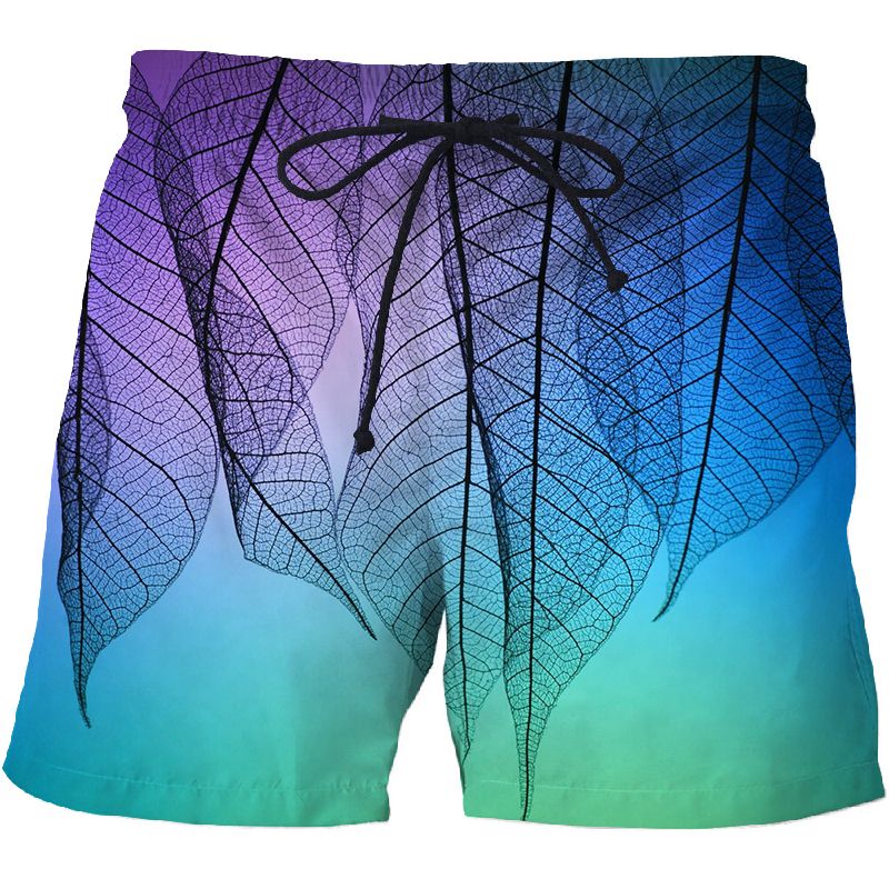 3D-gedruckte Fish and Beach Herren Badehose Badeanzug Shorts Strand Herren Badehose Surfen 2023_voghion.com
