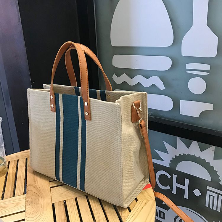 2024 New Korean Handheld briefcase, Professional Business Commuter, Single Shoulder Crossbody Canvas Large Bag, Origin_voghion.com