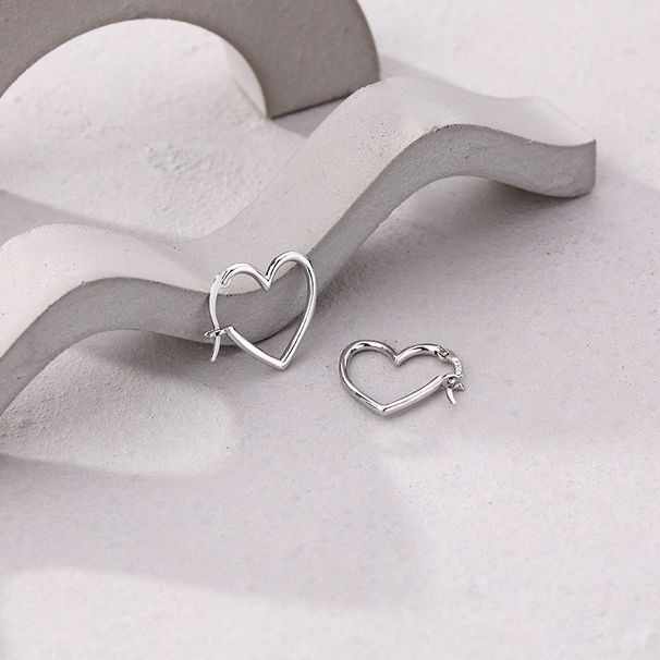 S Sterling Sier Heart For Women Niche Design All Match Ins Temperament Earrings_voghion.com