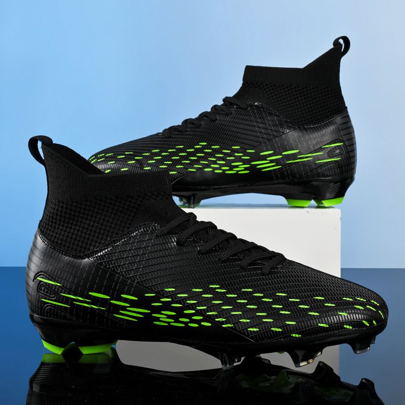 New Cup Football Men's High-Top Broken Nails Adult Artificial Grass Training Sports Shoes_voghion.com