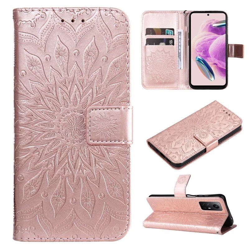 Süße Suower Flip Leder Handyhülle für Xiaomi Redmi Note 12S 12 Pro Plus Turbo Speed 12C Cover Wallet mit Kartensteckplatz_voghion.com