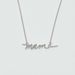 Mama Script NecklaceMama Script Necklace_voghion.com