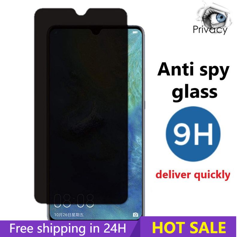 Sticlă securizată anti-spionaj pentru Xiaomi Redmi Note 10 10S K40 9 8 K30 Pro Max Plus 5G 9T 9S 8T, sticlă de confidențialitate securizată_voghion.com