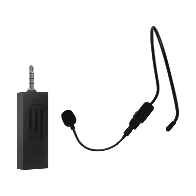 Zestaw słuchawkowy XIAOKOA 2,4 GHz bezprzewodowy ręczny 2 w 1 mikrofon zasięg 30 m do nauki mikrofonu_voghion.com