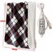 USB Large 5V Red Checkered Blanket Usb Electric Heating Shawl_voghion.com