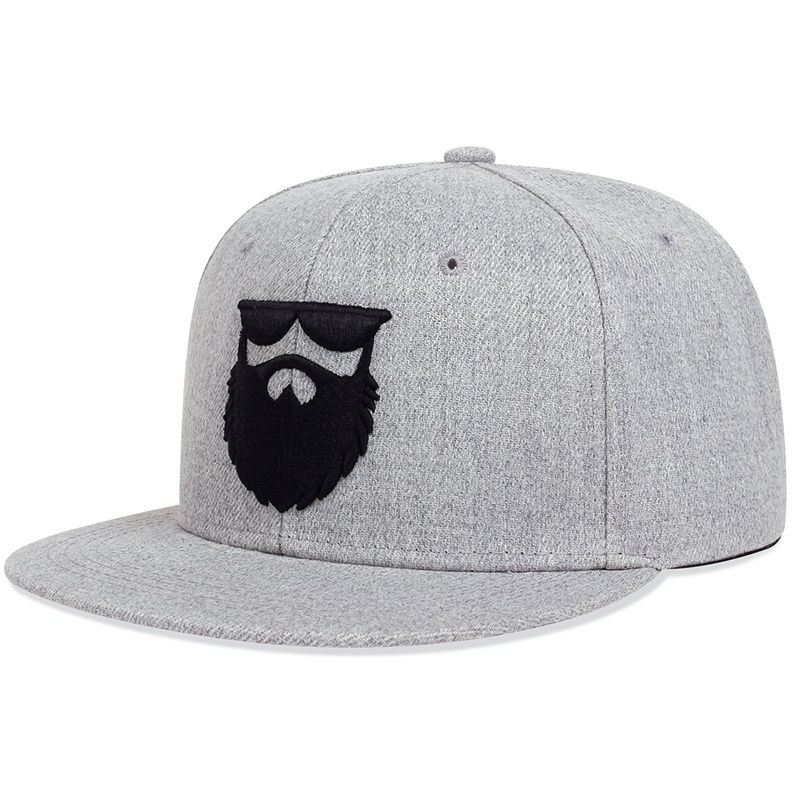 Fashion Men Women Cotton Snapback Hat Hip Hop Baseball Cap Beard Old men embroidery Trucker Caps Adjustable Outdoor_voghion.com
