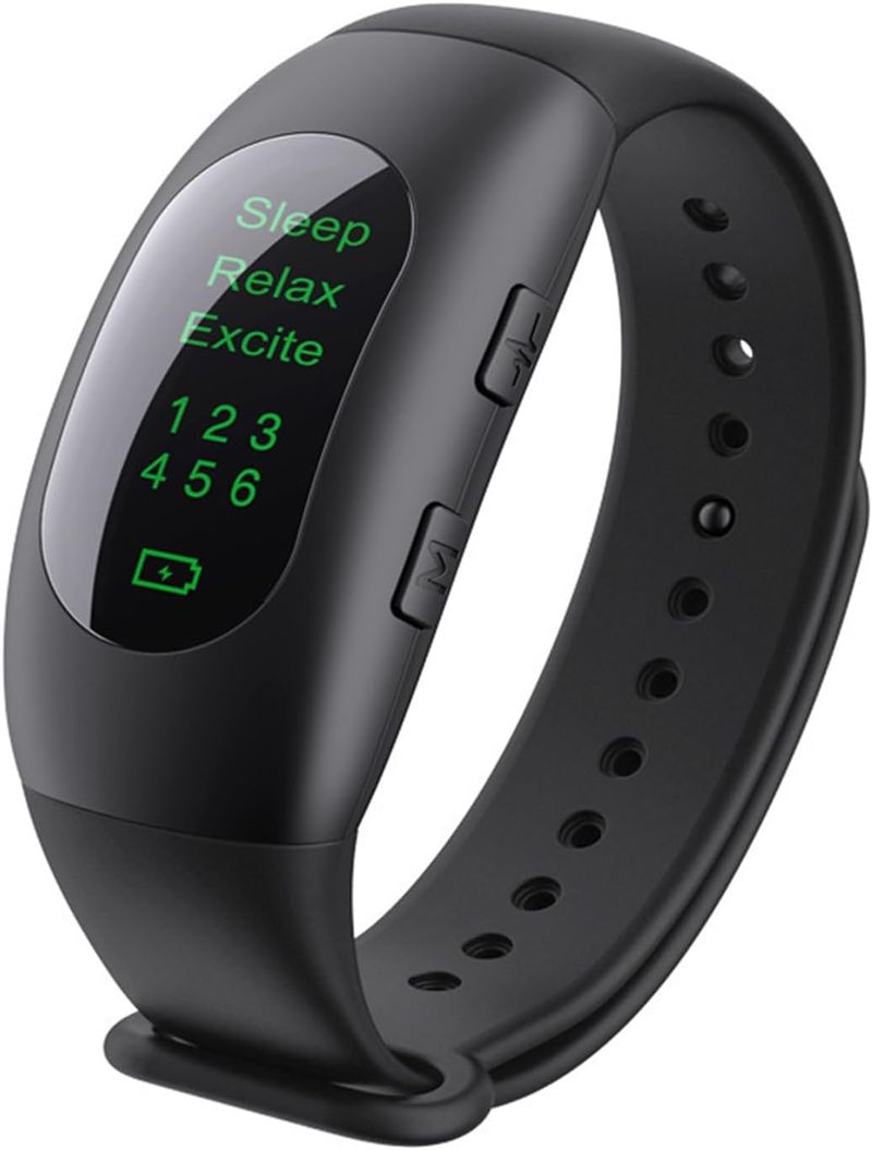 Sleep Wristband Sleep Aid Device Wristband Low Frequency Pulse of microcurrent Sleep Machine Insomnia Relief Anxiety Help Sleep_voghion.com
