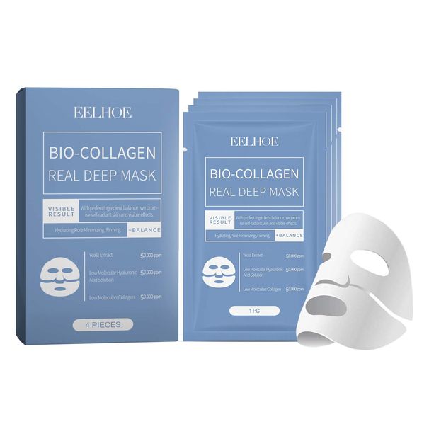 EELHOE Collagen Smooth, tender, firm, moisturize, whiten, brighten and moisturize skin facial mask_voghion.com
