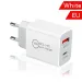 Caricabatterie OEM di alta qualità da 18 W PD Dual Quick USB QC3.0 Tipo C, adattatore da muro con spina US/EU/UK da 12 W per iPhone 14._voghion.com