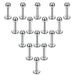 15 pezzi 16G anelli per labbra in acciaio inossidabile, piercing per naso Labret, piercing per naso Monroe, piercing per cartilagine, trago, elica, orecchino 6/8/10/12 mm_voghion.com