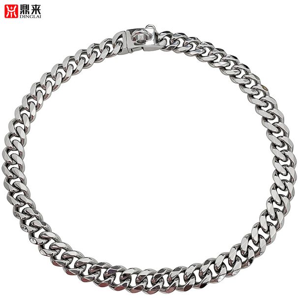 15MM Stainless Medium And Large Dog Collar For Bully Dogs, Training Collar, Titanium Steel Hexagonal Grinding Leash_voghion.com