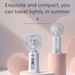 3C Handheld Mini Fan Power Bank 2-in-1 Ultra Large Capacity Detachable Portable Dual Cable For_voghion.com
