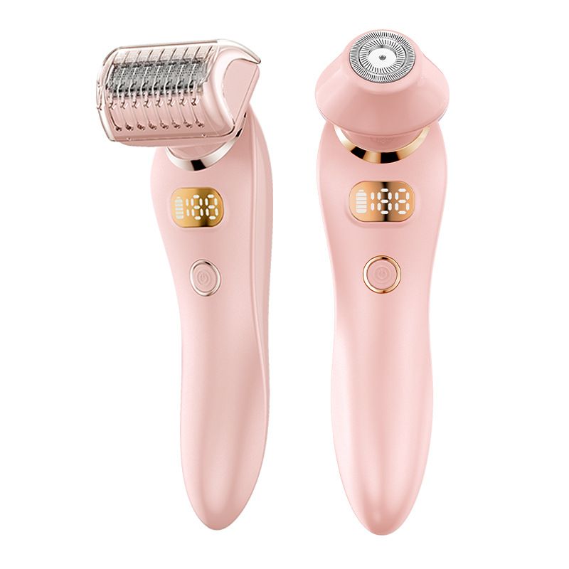 Tondeuse électrique 3 en 1 pour femme - Tondeuse bikini et corps étanche avec têtes interchangeables_voghion.com