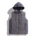 Gilet polaire d'hiver léger sans manches pour homme, doudoune en polyester respirante et chaude pour l'extérieur, coupe ample avec poches latérales._voghion.com