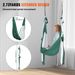 VEVOR Aerial Yoga Swing Set, 2.7 Yards Yoga Hammock Hanging Swing Aerial Sling Inversion Fly Kit Trapeze Inversion Equipment With Ceiling Mount Accessories, Max 661.38 Lbs Load Capacity, Green/White_voghion.com