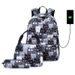 Women's Bags Backpack For Women Style Large Capacity Casual Backpack Three Piece Set For Female Middle School Students Schoolbag Computer Backpack_voghion.com