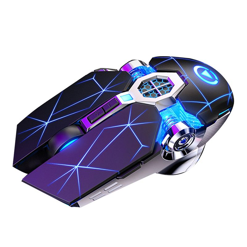 Farfi Wired Mechanical USB 7 Buttons LED Backlit Mute Gaming Mouse Mice for PC Laptop_voghion.com