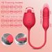 TLUDA Rose Toy Tongue Vibrator With G Spot Vibrator Vibrating Egg For Women Red_voghion.com