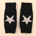 Cute Five-Pointed Star Black For Men And Women Winter Student Writing Simple Knitted Fingerless Warm Gloves Cross-Border_voghion.com